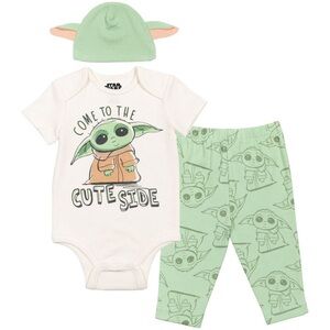 Baby Yoda “Come to the Cute Side” Outfit – Size 12 m